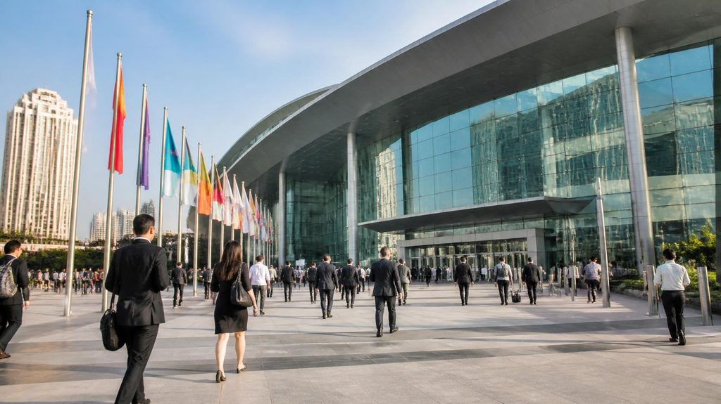 Delegates arriving at the Queen Sirikit National Convention Centre in Bangkok